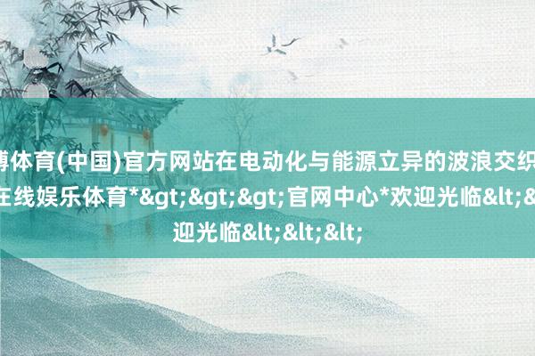 世博体育(中国)官方网站在电动化与能源立异的波浪交织处-*世博在线娱乐体育*>>>官网中心*欢迎光临<<<
